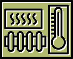 verwarming element vector icoon