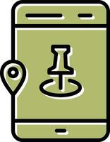 pin locatie vector pictogram