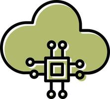 cloud computing vector icon