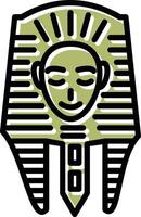 Egyptische gezicht vector icoon