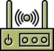 Wifi router vector icoon