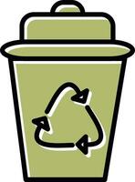 recycle bak vector icoon