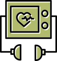 defibrillator vector icoon