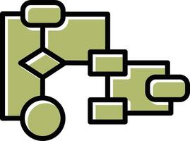 stroomdiagram vector pictogram