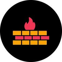 firewall vector pictogram