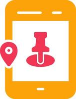 pin locatie vector pictogram