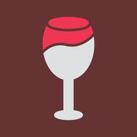 wijnglas vector icon