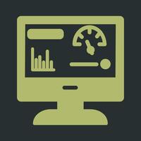 dashboard vector pictogram