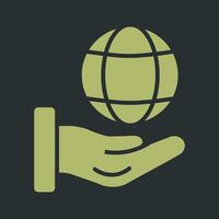 globaal hand- vector icoon