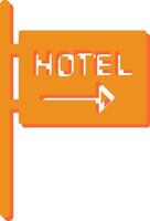 hotel teken vector icoon