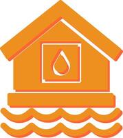 water huis vector icoon