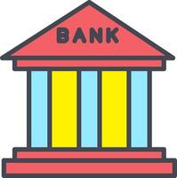 bank vector pictogram