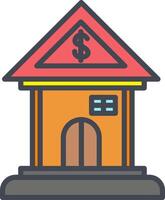 bank vector pictogram