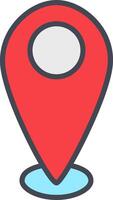 locatie vector pictogram