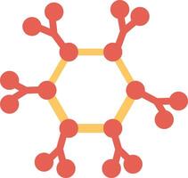 molecuul vector pictogram