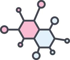 molecuul vector pictogram