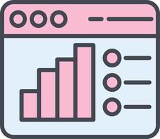 web analyse vector icoon