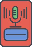 microfoon vector pictogram