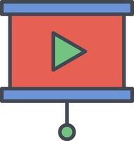 diavoorstelling vector pictogram