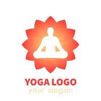 yoga vector logo