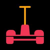 hoverboard vector pictogram