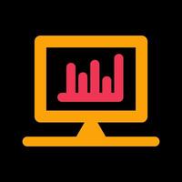 gecontroleerd bar diagram vector icoon