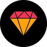 diamant vector pictogram