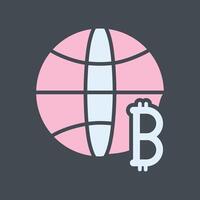 bitcoin tijdelijke aanduiding vector icoon