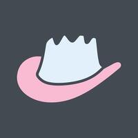 cowboy hoed vector icoon