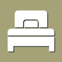 single bed vector icoon