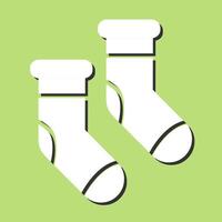 winter sokken vector icoon