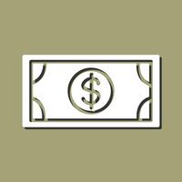 dollar Bill vector icoon