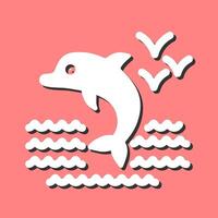 dolfijn vector icoon