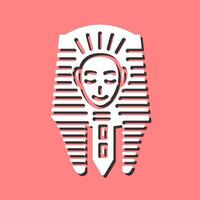 Egyptische gezicht vector icoon