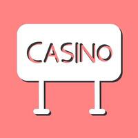 casino teken vector icoon