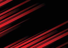 abstract rood lijn en zwart achtergrond voor bedrijf kaart, omslag, banier, folder. vector illustratie
