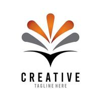 creatief ideeën minimalistische en creatief logo reeks groep logo 5 persoon groei icoon vector