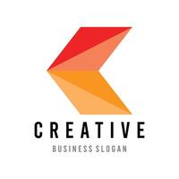 c brief kleurrijk logo voor de bedrijf creatief bedrijf idee vector het dossier