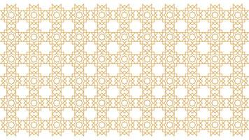 Islamitisch patroon decoratie ontwerp dat is gouden, geschikt voor allemaal achtergronden van brochures, uitnodigingen en zo Aan. Islamitisch gouden kleur patroon vector