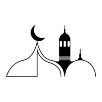 eid al-fitr icoon illustratie vector