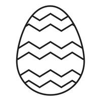 Pasen ei vector. reeks van kleur ester eieren. vector reeks van Pasen eieren, silhouet. Pasen dag element set. vector illustratie van ei.