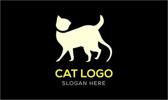 ai gegenereerd kat dier huisdier icoon mascotte logo ontwerp minimalistische modern symbool idee sjabloon vector