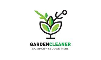 ai gegenereerd tuin onderhoud onderhoud vector logo ontwerp