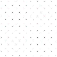mini rood en blauw naadloos polka punt patroon vector, wit achtergrond. Kerstmis thema vector