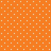 oranje en wit naadloos polka punt patroon vector