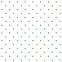 groen en Purper naadloos polka punt patroon vector