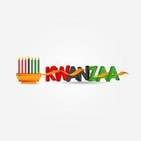 kwanzaa viert ontwerp vector