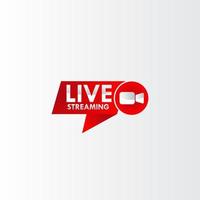 ontwerp voor livestreaming vector