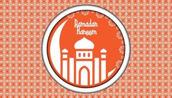 vector Ramadan kareem ontwerp achtergrond