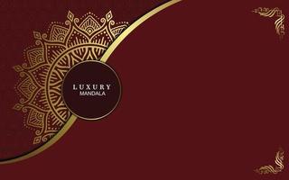 abstracte luxe mandala gouden arabesk Oost-stijl vector